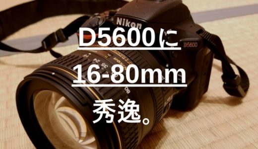 【デジタル一眼】D5600+ニコンAF-S DX 16-80mm f/2.8-4E ED VRは相性良い組み合わせ！